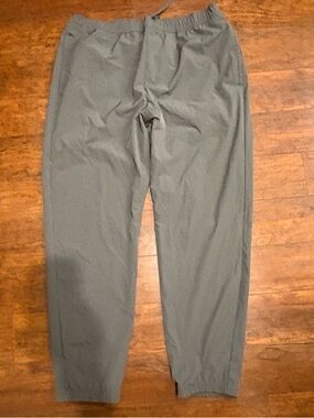 Soybu Men’s Gray Elastic-Waist Casual Pants